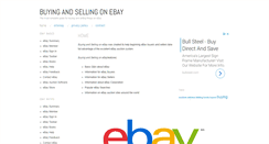 Desktop Screenshot of buying-and-selling.net